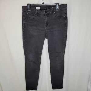 GAP 1969 LEGGING WOMENS JEANS sz32R BLACK